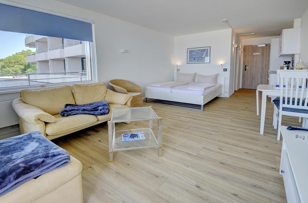 Fewo1846 Intermar - Strandbude - Studioapartment Mit Balkon Und Meerblick Glücksburg Exterior foto